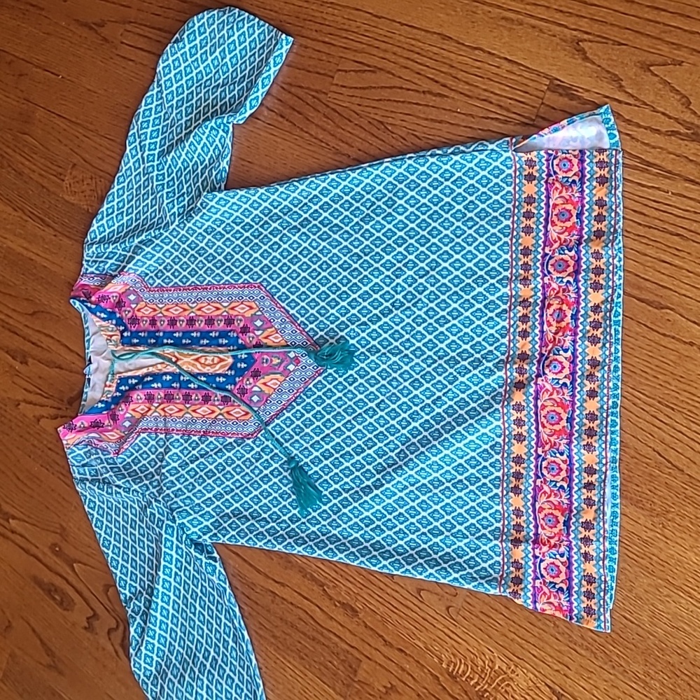 Feitong Colorful BoHo Women's Medium Swimsuit Cover-Up